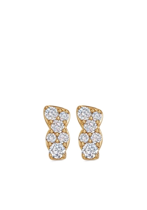 Astley Clarke 14kt yellow gold Asteri diamond stud earrings