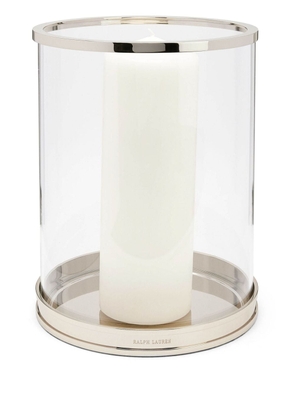 Ralph Lauren Home Modern Hurricane candle holder - Silver