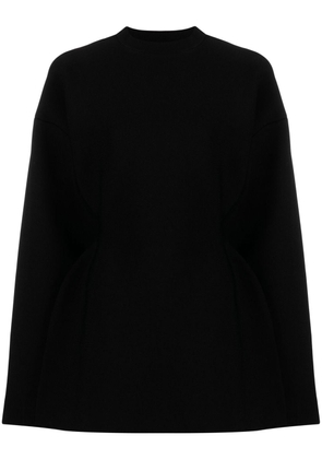 Balenciaga mock-neck knitted jumper - Black