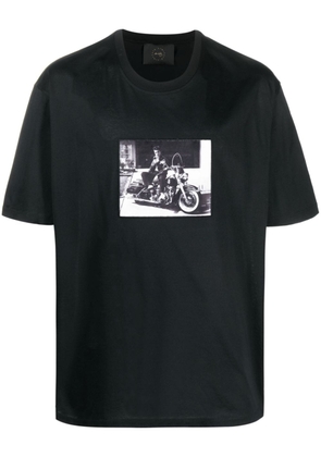 Limitato Elvis-print cotton T-shirt - Black