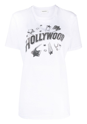 P.A.R.O.S.H. slogan-print cotton T-shirt - White