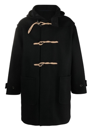 A.P.C. wool blend duffle coat - Black
