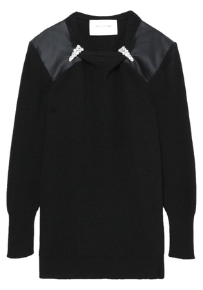 1017 ALYX 9SM crystal-embellished ribbed-knit mini dress - Black
