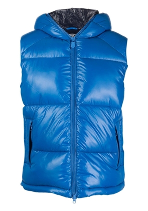 Save The Duck Dexter hooded gilet - Blue