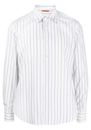 Barena striped long-sleeve shirt - White