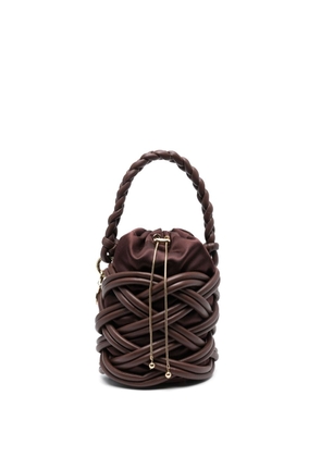 Rosantica Liane leather bucket bag - Brown