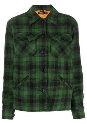 Ralph Lauren RRL check-pattern shirt jacket - Green