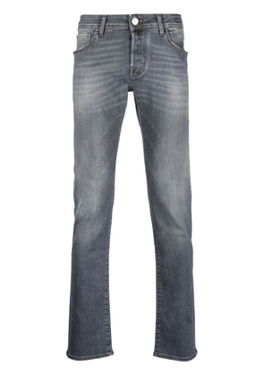 Jacob Cohën tapered-leg jeans - Grey