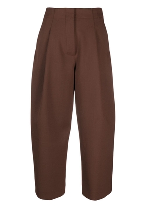 Studio Nicholson Dordoni cropped trousers - Brown