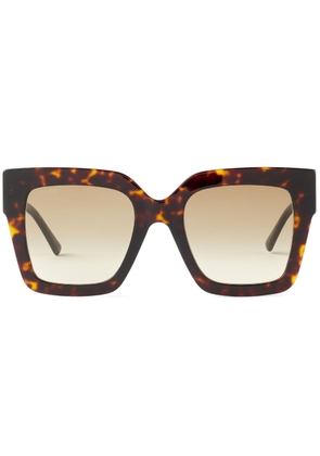 Jimmy Choo Eyewear Edna square-frame sunglasses - Brown