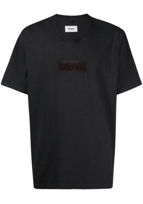 Doublet logo-patch organic cotton T-shirt - Grey