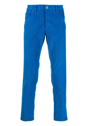 DONDUP low-rise corduroy trousers - Blue