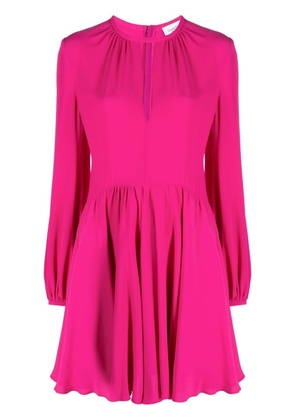 Giambattista Valli long-sleeved minidress - Pink