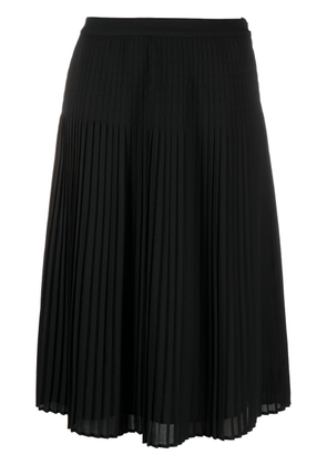 Claudie Pierlot high-waisted pleated midi skirt - Black