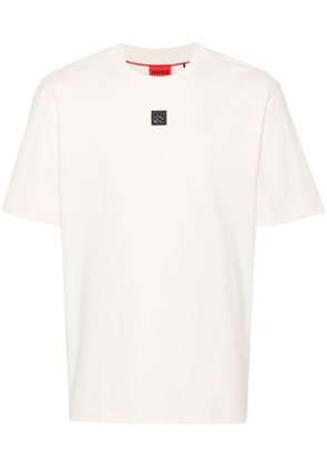 HUGO Dalile logo-plaque T-shirt - White