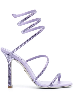 René Caovilla 115mm high-heel sandals - Purple