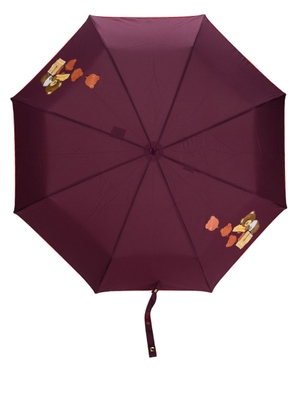 Moschino Teddy Bear-motif compact umbrella - Red