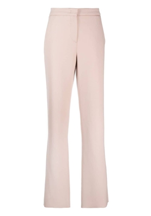 Giorgio Armani high-waist straight-leg tailored trousers - Pink