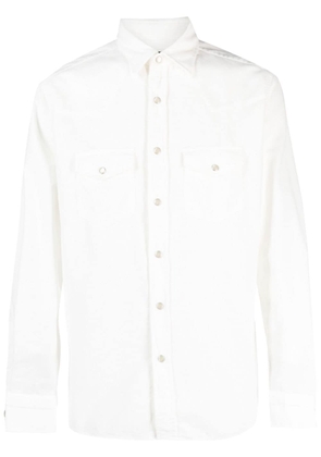 TOM FORD long-sleeve cotton shirt - White