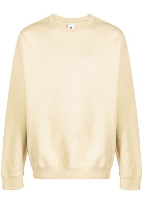 Nike Solo Swish cotton-blend sweatshirt - Yellow