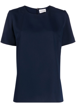 P.A.R.O.S.H. short-sleeved cady blouse - Blue