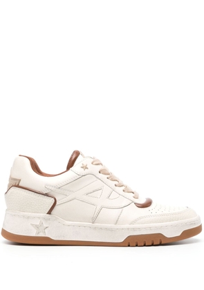 Ash Blake panelled leather sneakers - White
