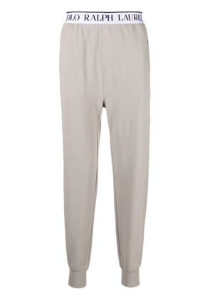 Polo Ralph Lauren logo-waistband jogger sleep trousers - Grey