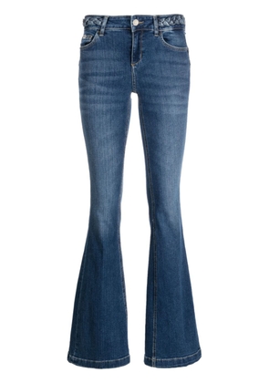 LIU JO low-rise flared jeans - Blue