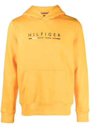Tommy Hilfiger logo-print hoodie - Yellow