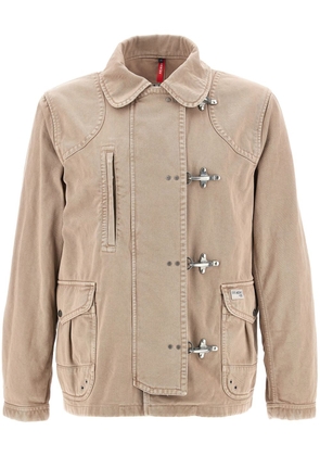 Fay 4 Ganci cotton jacket - Neutrals