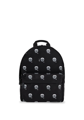 Karl Lagerfeld x Darcel Disappoints logo-print backpack - Black