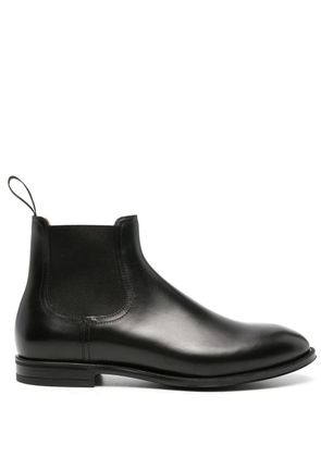 Henderson Baracco almond-toe leather ankle boots - Black