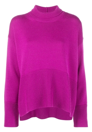 DONDUP high-neck wool jumper - Purple