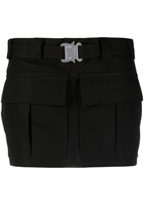 1017 ALYX 9SM flap-pockets cotton skirt - Black