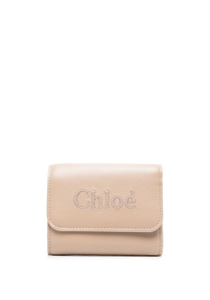 Chloé small Sense leather wallet - Neutrals