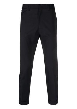 Low Brand cropped-leg tailored trousers - Blue