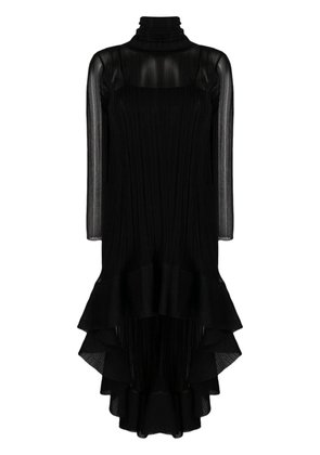 Antonino Valenti Nicole high-low silk dress - Black