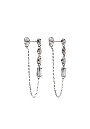 Dinny Hall Shuga loop-chain drop earrings - Silver