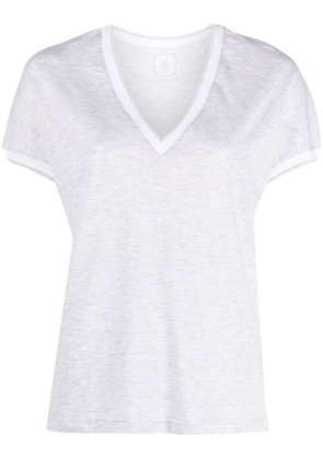 Eleventy mélange-effect cotton T-shirt - Grey