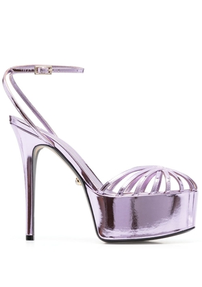 Alevì caged-toe stiletto sandals - Pink