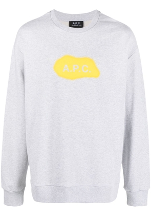 A.P.C. Alastor spray-paint sweatshirt - Grey