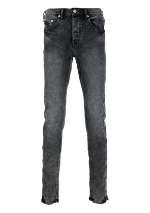 Purple Brand stonewashed mid-rise jeans - Grey