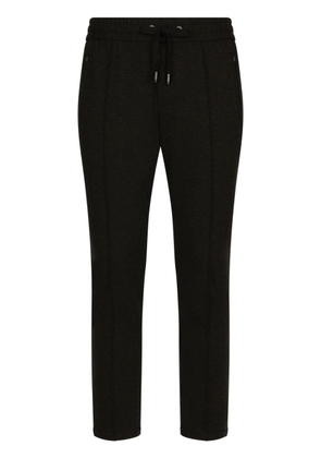 Dolce & Gabbana straight-leg drawstring trousers - Black