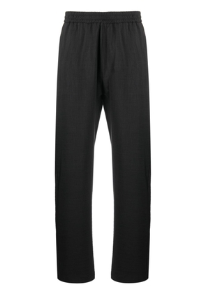 Barena elasticated-waistband straight-leg trousers - Black