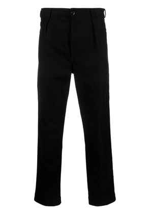FURSAC straight-leg cotton-blend trousers - Black