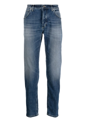 DONDUP stonewashed slim-cut jeans - Blue