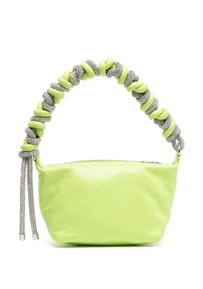 Kara Phone Cord leather bag - Green