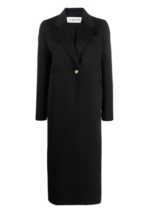 Lanvin single-breasted tailored coat - Black