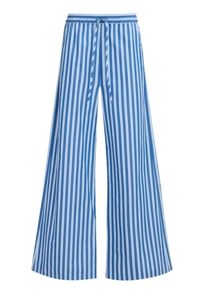 Marni striped wide-leg trousers - Blue
