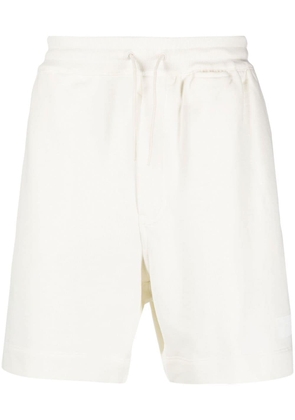 Y-3 drawstring track shorts - White
